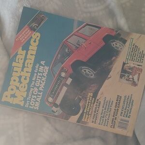 Popular Mechanics Magazine with Red 4x4 Cover,July 1983
